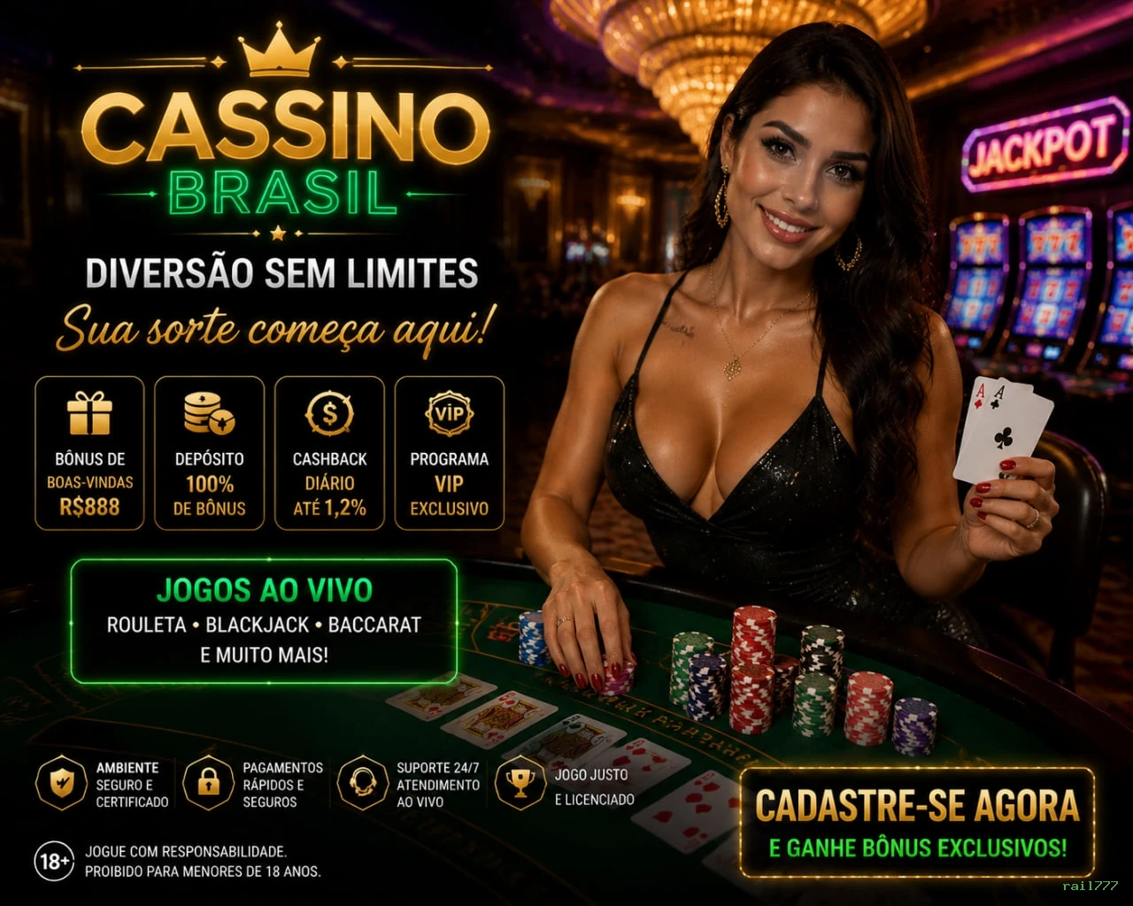 Imagem promocional dos ganhos da rail777
